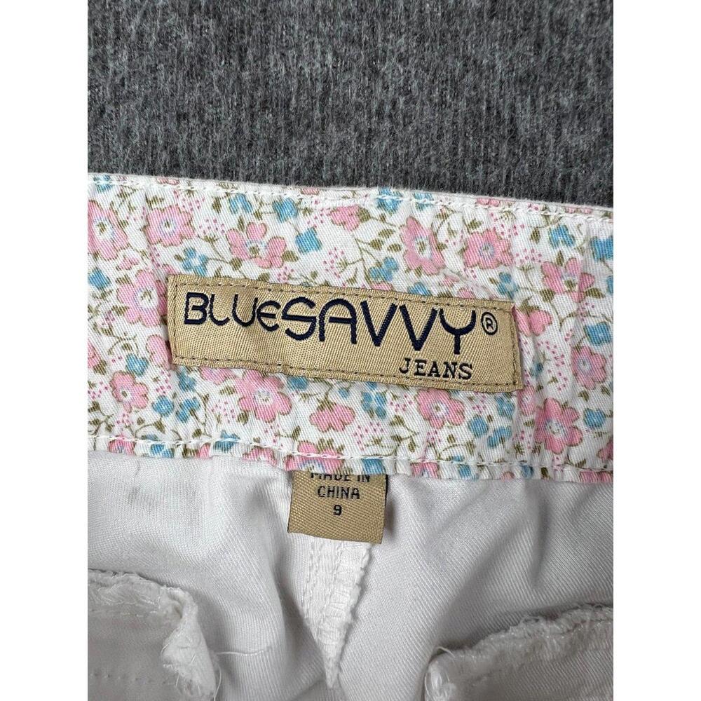 Blue Savvy Women's White Jeans Size‎ 9 - Picture 3 of 10